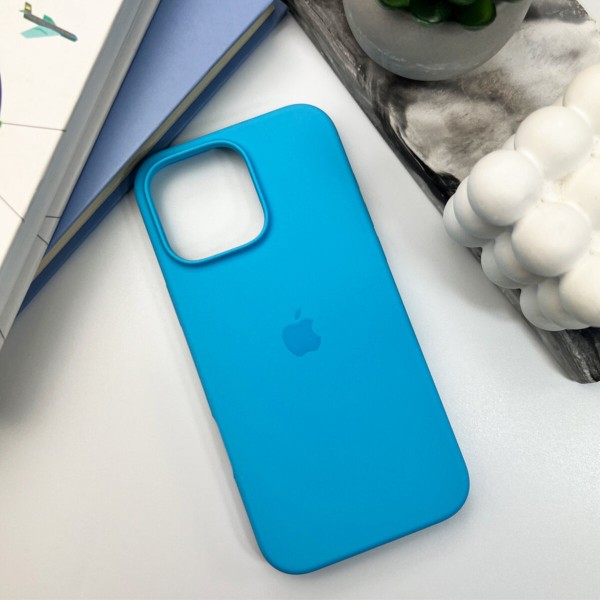 Чохол для смартфона Silicone Full Case AA Open Cam for Apple iPhone 16 Pro 38,Surf Blue (FullOpeAAi16P-38)