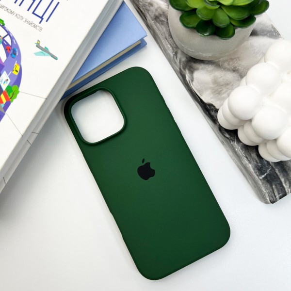 Чохол для смартфона Silicone Full Case AA Open Cam for Apple iPhone 16 Pro 40,Atrovirens (FullOpeAAi16P-40)