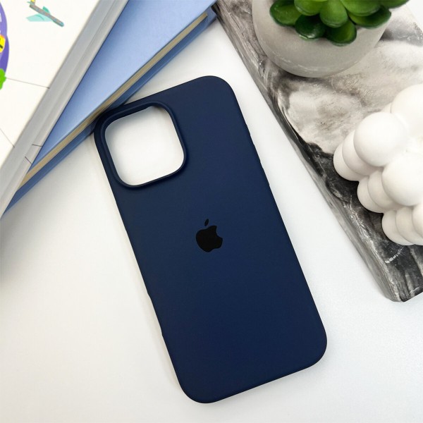 Чохол для смартфона Silicone Full Case AA Open Cam for Apple iPhone 16 Pro 7,Dark Blue (FullOpeAAi16P-7)