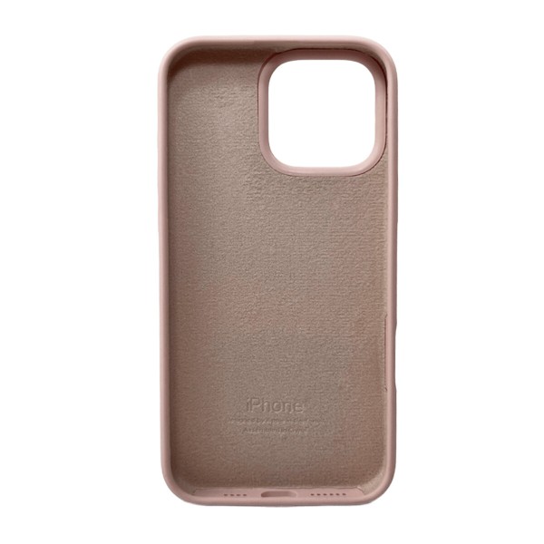Чохол для смартфона Silicone Full Case AA Open Cam for Apple iPhone 16 Pro Max 15,Pink Sand (FullOpenAAi16PM-15)