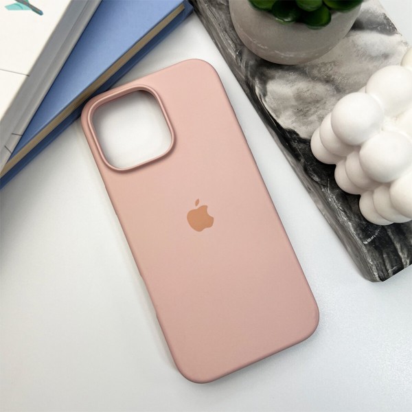 Чохол для смартфона Silicone Full Case AA Open Cam for Apple iPhone 16 Pro Max 15,Pink Sand (FullOpenAAi16PM-15)