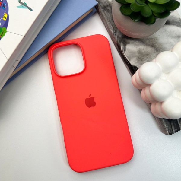 Чохол для смартфона Silicone Full Case AA Open Cam for Apple iPhone 16 Pro Max 18,Peach (FullOpeAAi16PM-18)