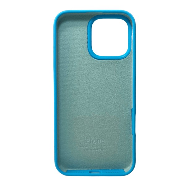 Чохол для смартфона Silicone Full Case AA Open Cam for Apple iPhone 16 Pro Max 38,Surf Blue (FullOpeAAi16PM-38)