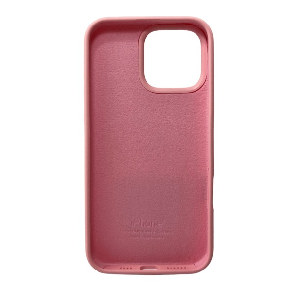 Чохол для смартфона Silicone Full Case AA Open Cam for Apple iPhone 16 Pro Max 41,Pink (FullOpeAAi16PM-41)