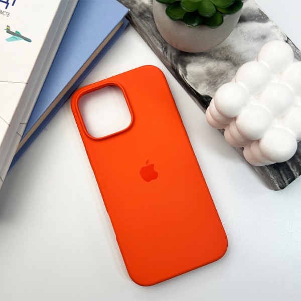 Чохол для смартфона Silicone Full Case AA Open Cam for Apple iPhone 16 Pro Max 52,Orange (FullOpeAAi16PM-52)