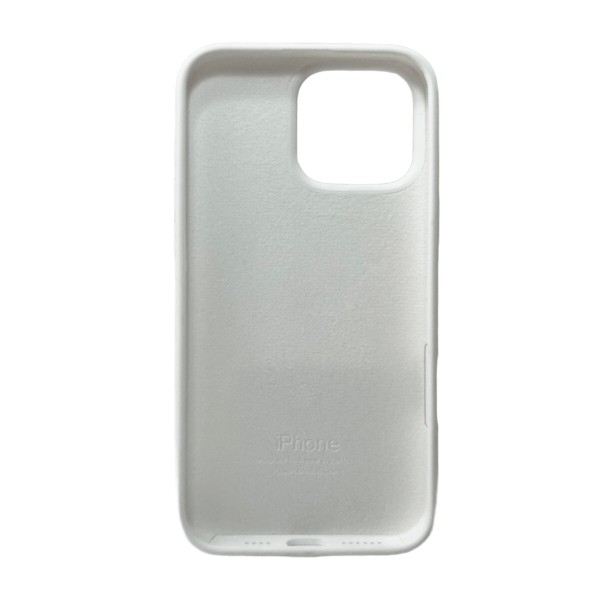 Чохол для смартфона Silicone Full Case AA Open Cam for Apple iPhone 16 Pro Max 8,White (FullOpeAAi16PM-8)