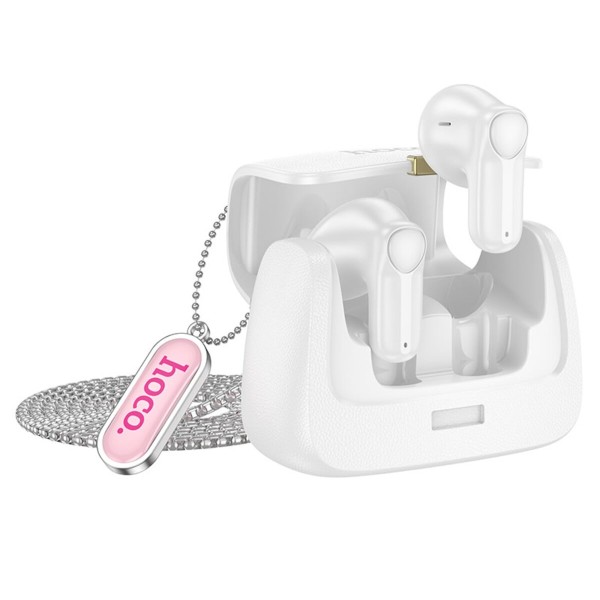 Бездротові навушники HOCO DES35 Dawn handbag BT headset White (6942007613125)