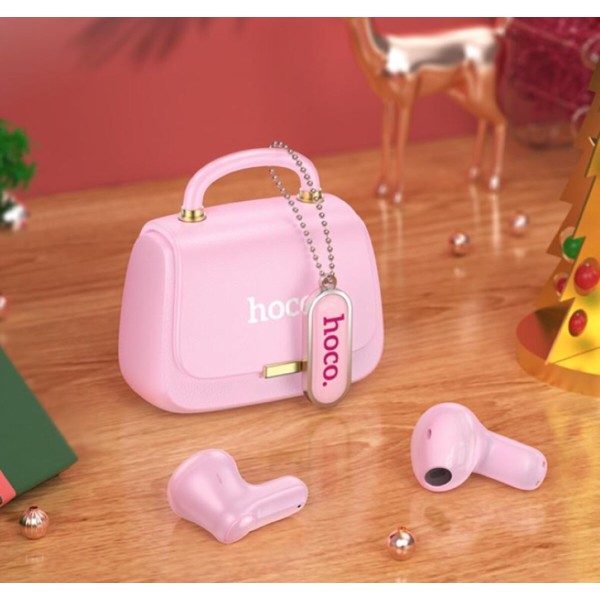 Бездротові навушники HOCO DES35 Dawn handbag BT headset Pink (6942007613132)