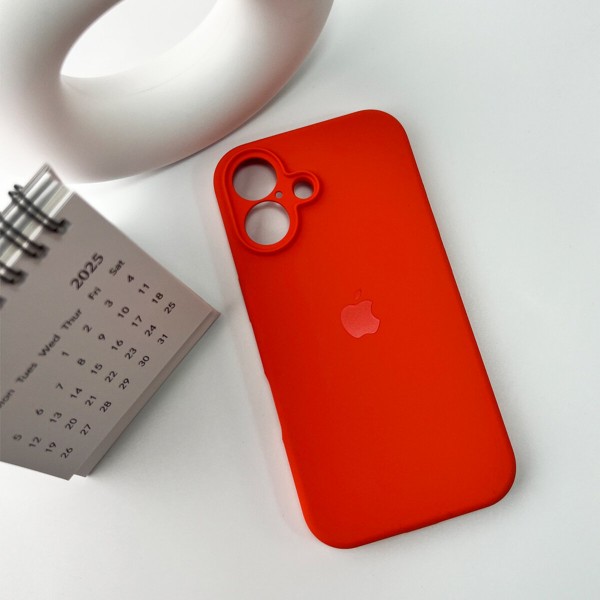 Чохол для смартфона Silicone Full Case AA Camera Protect for Apple iPhone 16 2,Apricot (FullAAi16-2)