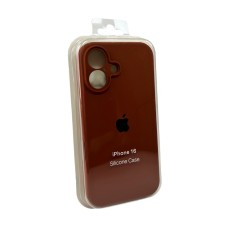 Чохол для смартфона Silicone Full Case AA Camera Protect for Apple iPhone 16 42,Saddle Brown (FullAAi16-42)