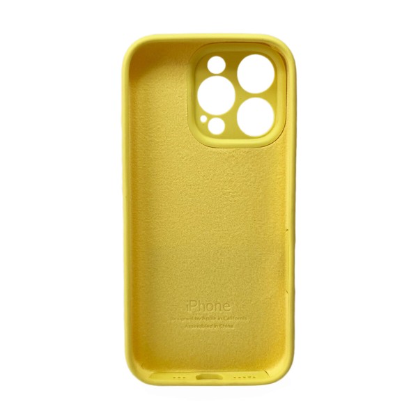 Чохол для смартфона Silicone Full Case AA Camera Protect for Apple iPhone 16 Pro 4,Yellow (FullAAi16P-4)