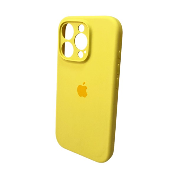 Чохол для смартфона Silicone Full Case AA Camera Protect for Apple iPhone 16 Pro 4,Yellow (FullAAi16P-4)