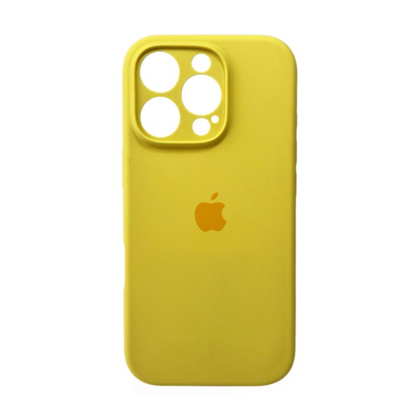 Чохол для смартфона Silicone Full Case AA Camera Protect for Apple iPhone 16 Pro 4,Yellow (FullAAi16P-4)