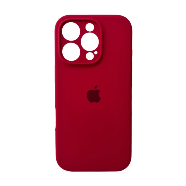 Чохол для смартфона Silicone Full Case AA Camera Protect for Apple iPhone 16 Pro 21,Rose Red (FullAAi16P-21)