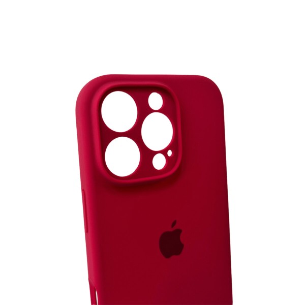 Чохол для смартфона Silicone Full Case AA Camera Protect for Apple iPhone 16 Pro 21,Rose Red (FullAAi16P-21)
