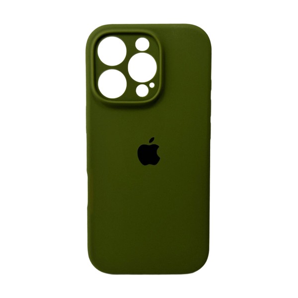 Чохол для смартфона Silicone Full Case AA Camera Protect for Apple iPhone 16 Pro 29,Army Green (FullAAi16P-29)