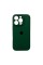 Чохол для смартфона Silicone Full Case AA Camera Protect for Apple iPhone 16 Pro 31,Dark Green (FullAAi16P-31)