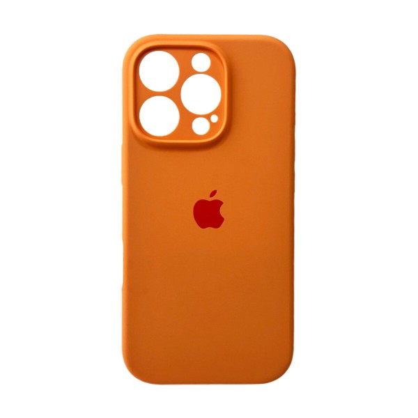 Чохол для смартфона Silicone Full Case AA Camera Protect for Apple iPhone 16 Pro 34,Papaya (FullAAi16P-34)
