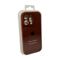 Чохол для смартфона Silicone Full Case AA Camera Protect for Apple iPhone 16 Pro 42,Saddle Brown (FullAAi16P-42)