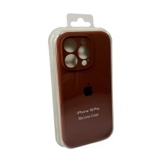 Чохол для смартфона Silicone Full Case AA Camera Protect for Apple iPhone 16 Pro 42,Saddle Brown (FullAAi16P-42)