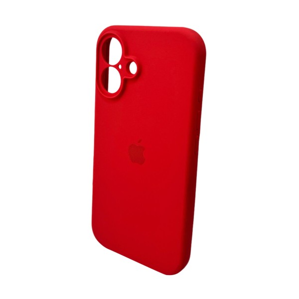 Чохол для смартфона Silicone Full Case AA Camera Protect for Apple iPhone 16 Pro 43,Berry Red (FullAAi16P-43)