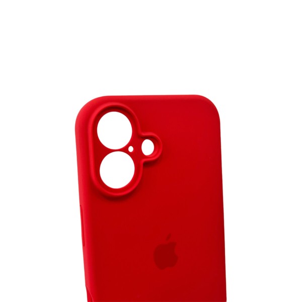 Чохол для смартфона Silicone Full Case AA Camera Protect for Apple iPhone 16 Pro 43,Berry Red (FullAAi16P-43)