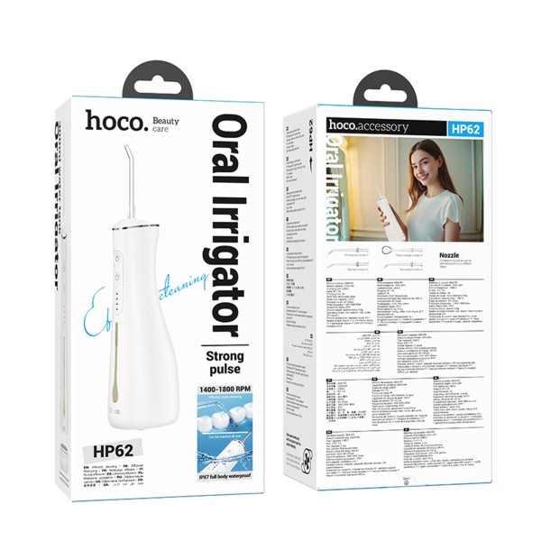 Іригатор HOCO HP62 All-in-one electric oral flushing device White (6942007631716)
