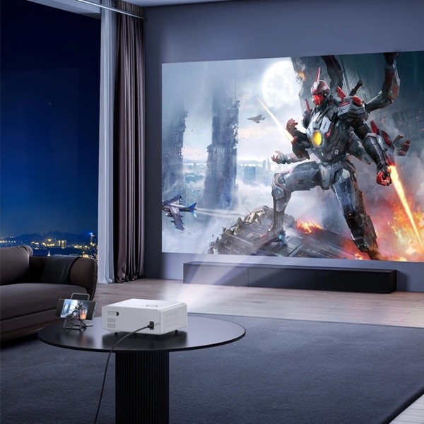Проектор HOCO DT3 Smart electric focus projector(1080P Android version)(EU) White (6942007629669)