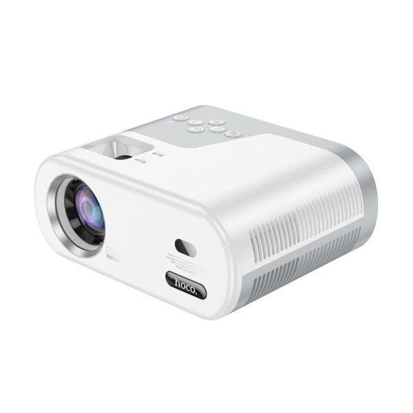 Проектор HOCO DT2 smart projector(720P Android version)(EU) Gray white (6942007629645)