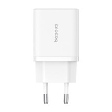 Мережевий зарядний пристрій Baseus Cube Fast Charger C+U 30W EU Moon White (P10111404213-00)