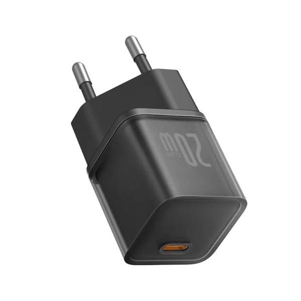Мережевий зарядний пристрій Baseus GaN5S Fast Charger 1C 20W EU Cluster Black (P10162503113-00)