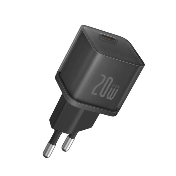 Мережевий зарядний пристрій Baseus GaN5S Fast Charger 1C 20W EU Cluster Black (P10162503113-00)