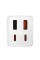 Мережевий зарядний пристрій Baseus GaN6 Pro Fast Charger 2C+2U 65W  EU Moon White((With:Mini White Cable Type-C to Type-C 100W(20V/5A) 1m White） (P10162701213-00)