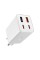 Мережевий зарядний пристрій Baseus GaN6 Pro Fast Charger 2C+2U 65W  EU Moon White((With:Mini White Cable Type-C to Type-C 100W(20V/5A) 1m White） (P10162701213-00)
