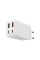 Мережевий зарядний пристрій Baseus GaN6 Pro Fast Charger 2C+2U 65W  EU Moon White((With:Mini White Cable Type-C to Type-C 100W(20V/5A) 1m White） (P10162701213-00)