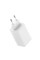Мережевий зарядний пристрій Baseus GaN6 Pro Fast Charger 2C+2U 65W  EU Moon White((With:Mini White Cable Type-C to Type-C 100W(20V/5A) 1m White） (P10162701213-00)