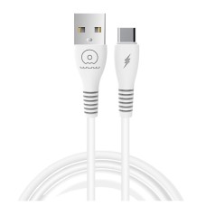Кабель WUW-X195 USB Type-C 2,4A 1m white (WUW-X195TC)
