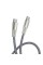Кабель WUW-X201 Type-C to Type-C 100W 1m grey (WUW-X201TCTC)