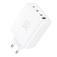 Мережевий зарядний пристрій WUW-C158 1USB 3Type-C PD100W white (WUW-C158)