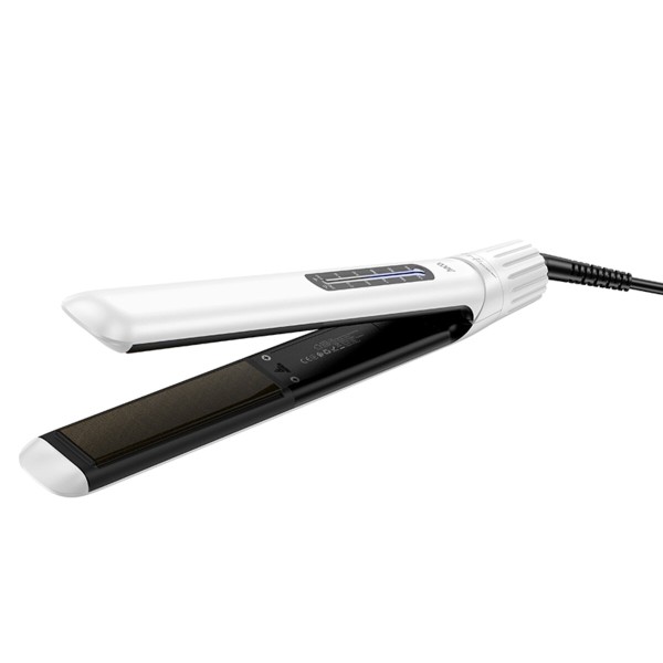 Гребінець для випрямлення волосся HOCO HP41 Straight and curly hair dual-purpose hair straightener(EU) White (6942007624169)