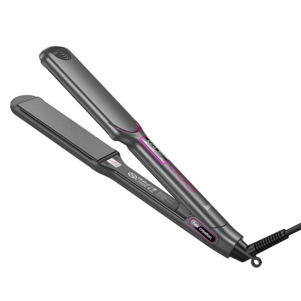 Гребінець для випрямлення волосся з цифровим дисплеєм HOCO HP42 Wide board hair straightener with digital display(EU) Gray (6942007631648)