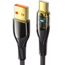 Кабель ESSAGER TD01-P USB to Type-C 100W black (EXCT-TD01-P)