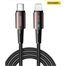 Кабель ESSAGER CG12 Type-C to IP 27W brown (EXCTL-CG12)