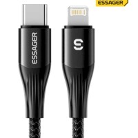 Кабель ESSAGER SY01-P Type-C to IP 29W black (EXCTL-SY01-P)