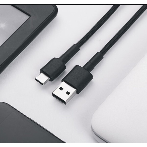 Кабель Xiaomi USB Type-C Mi Braided USB Type-C Cable 100cm Black (SJV4109GL)
