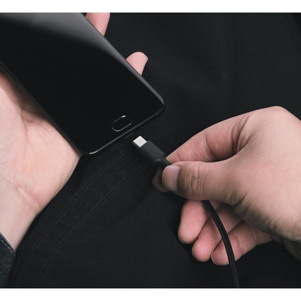 Кабель Xiaomi USB Type-C Mi Braided USB Type-C Cable 100cm Black (SJV4109GL)