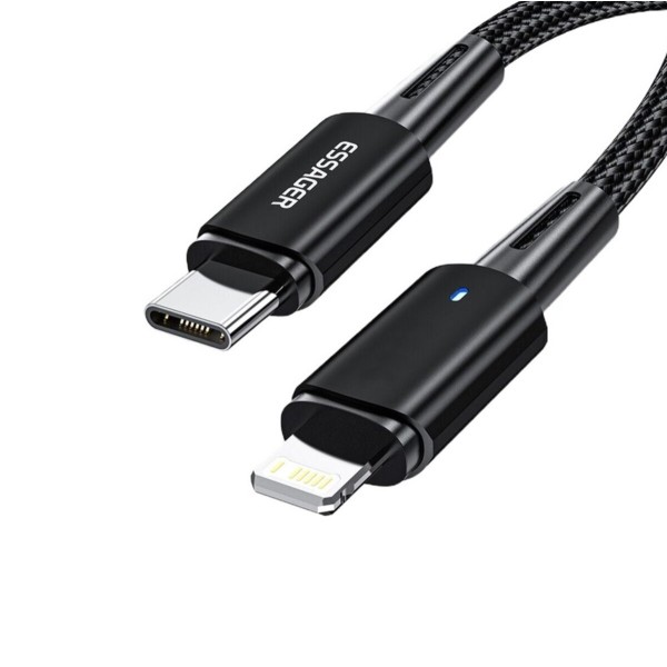 Кабель ESSAGER Fast Charging 20W USB-A to Lightning C 0,5m black (EXCTL-CGB01)