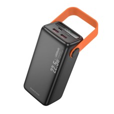Зовнішній акумулятор BOROFONE BJ66 Magnifico 22.5W+PD20W fully compatible power bank (40000mAh) Black (6941991115141)