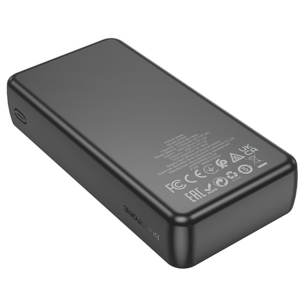 Зовнішній акумулятор BOROFONE BJ55A Graceful power bank (20000mAh) Black (6941991111785)