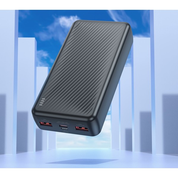 Зовнішній акумулятор BOROFONE BJ56A Graceful 22.5W+PD20W fully compatible power bank (20000mAh) Black (6941991111822)